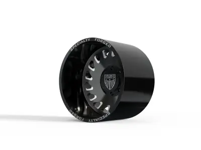 REAR SPECIALITY FORGED D001 WHEEL 3D MODEL 3D model