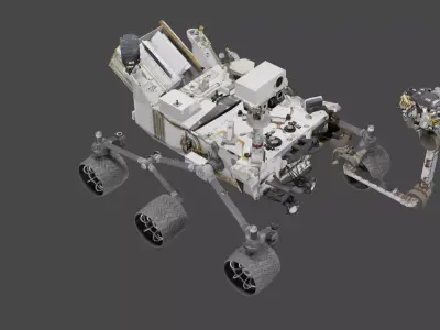 Mars Curiosity Rover Low-poly 3D model purchase