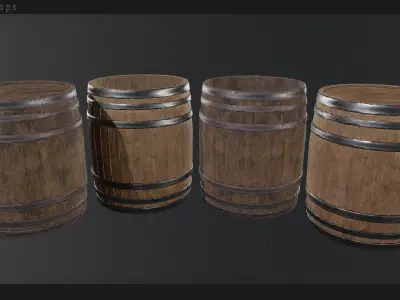 Western Props Vol 1 Free low-poly 3D model