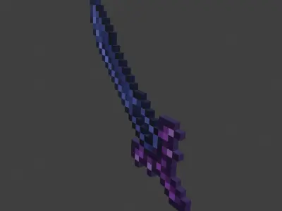 Nights Edge From Terraria Low-poly 3D model