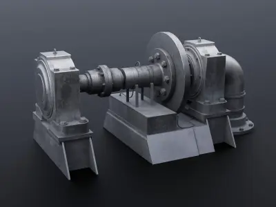 Factory Parts Kitbash 3D model