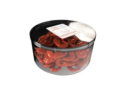 Dried fish and seafood Dried Shrimp 3D model