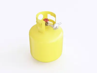 Gas propane tank 3D model