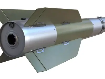  Blue Arrow 11  Air-to-Surface-Missile 3D model