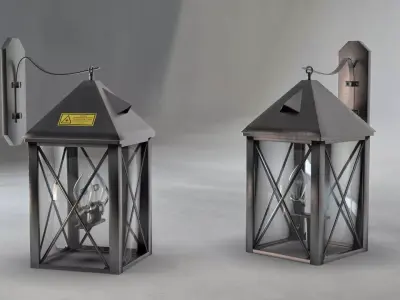 Lantern metal 3D model