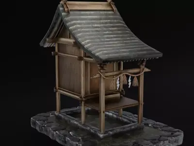 Japan Temple 3D model