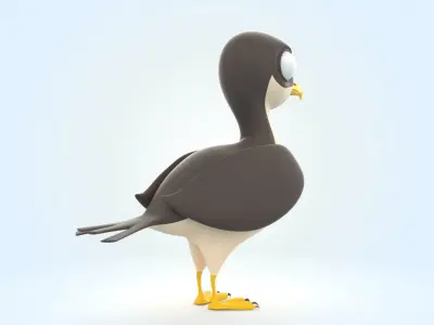 Falcon 3D model