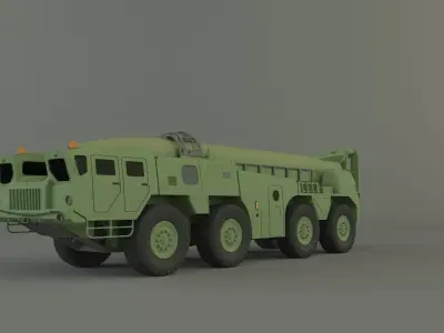 Scout B military vehicle 3D model