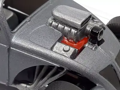 V8 with blower 3D print model