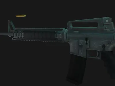 M16A3 ar - rifle Low-poly 3D model purchase