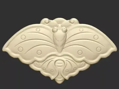 butterfly moth 3D print model