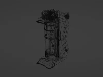 Sci-fi Tube  3D model