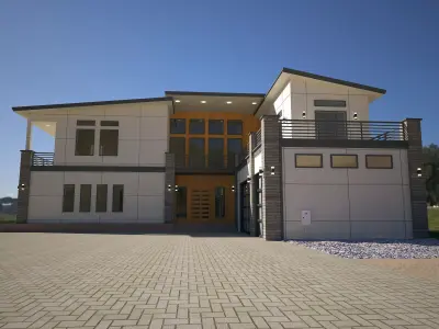 Architectural view Free 3D model