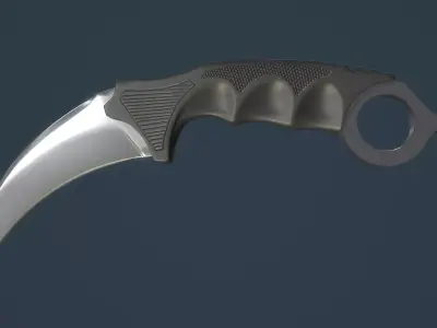 Karambit - Low Poly Low-poly 3D model