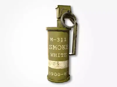M13 Smoke Grenade 3D model
