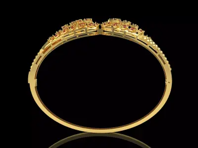 Art Deco Bracelet 24 3D print model