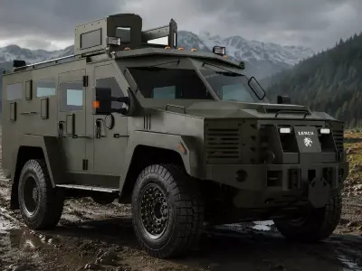 Lenco BearCat G3 Armored Vehicle  3D model
