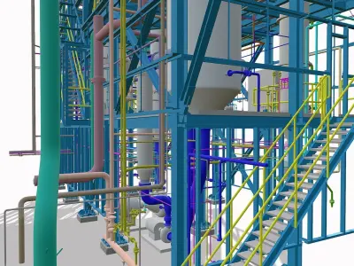 Process Plant OMN - Assembly 3D model