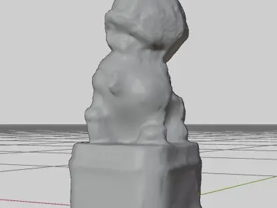 Chinese Statue Free 3D model