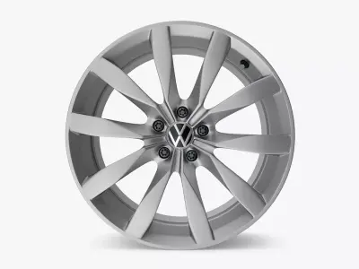 VW Rims Golf Aluminium  3D model
