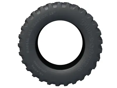 Off Road Tractor Tire 3D model