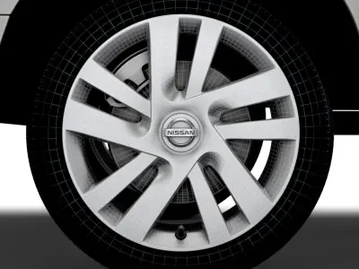 Nissan NV200 Compact Cargo 2022 wheel 3D model