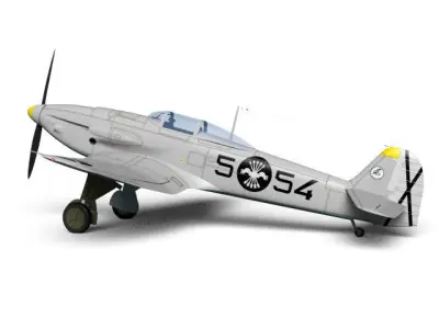Heinkel He112 B-0 3D model