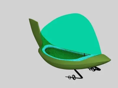 Jetsons Space Ship Free 3D model