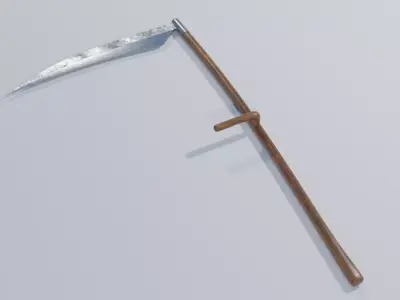 Scythe Free low-poly 3D model purchase