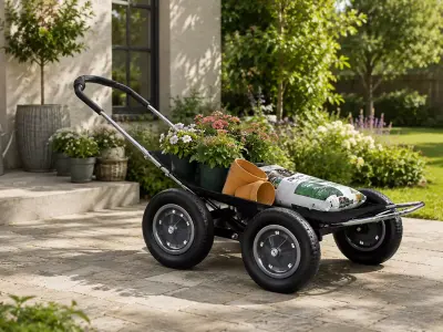 Heavy Duty Garden Utility Cart 3D model