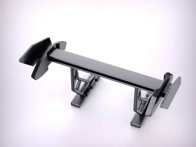 Spoiler tech module industrial tuning wing 3D model