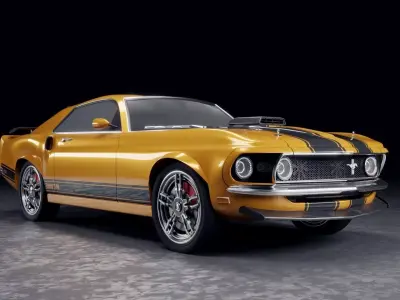 Boss 302 1969 Free 3D model