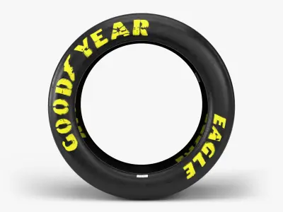 Goodyear Eagle Tire Low-poly 3D model