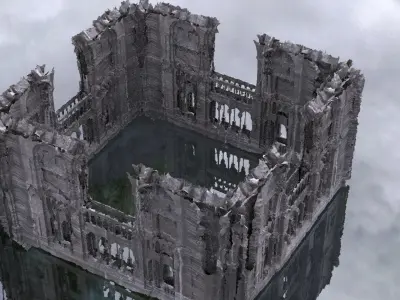 Cthulhu Ruins 7 3D 3D model