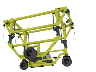 Straddle Carrier Generic 3D model