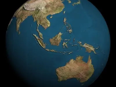 Earth Globe 3D model