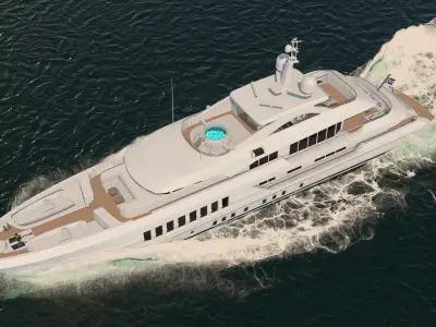 Sigrun Yacht Dynamic Simulation 3D model