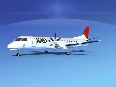Saab 2000 HAL 3D model