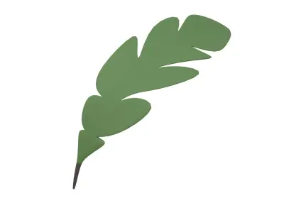 Feather Pen v1 003 Low-poly 3D model
