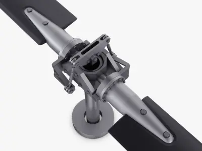 Helicopter Main Rotor System v 1 3D model