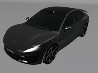   Top Trend Electric Car 3D model
