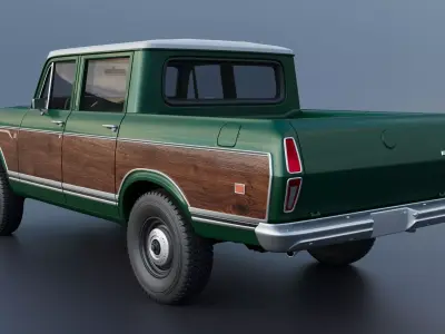 International Wagonmaster 1974 3D print model