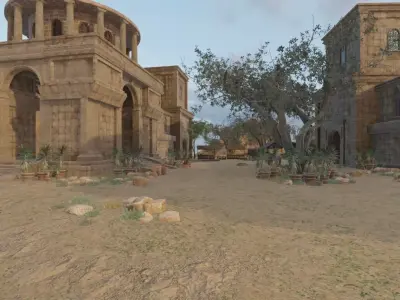 Ancient Oasis Settlement 3D model