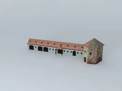Sisak Fortress Stables Free 3D model