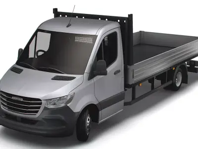 Freightliner Sprinter Single Cab Tipper 2023 3D model