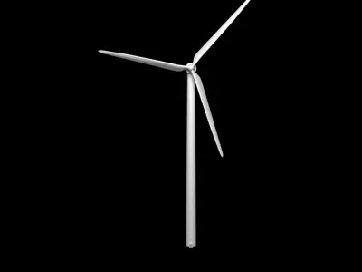 Wind Turbine 3D model 4