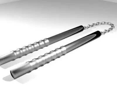 ChainStick - Steel 3D model