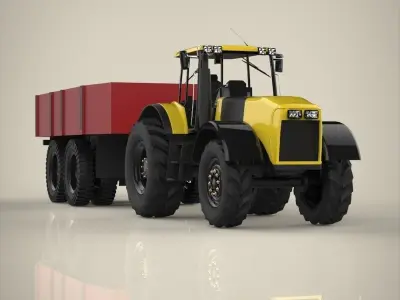 Tractor 3D model