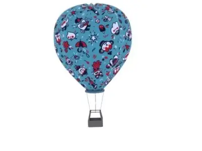 Air balloon Low-poly 3D model order