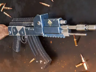 AK 77 3D model